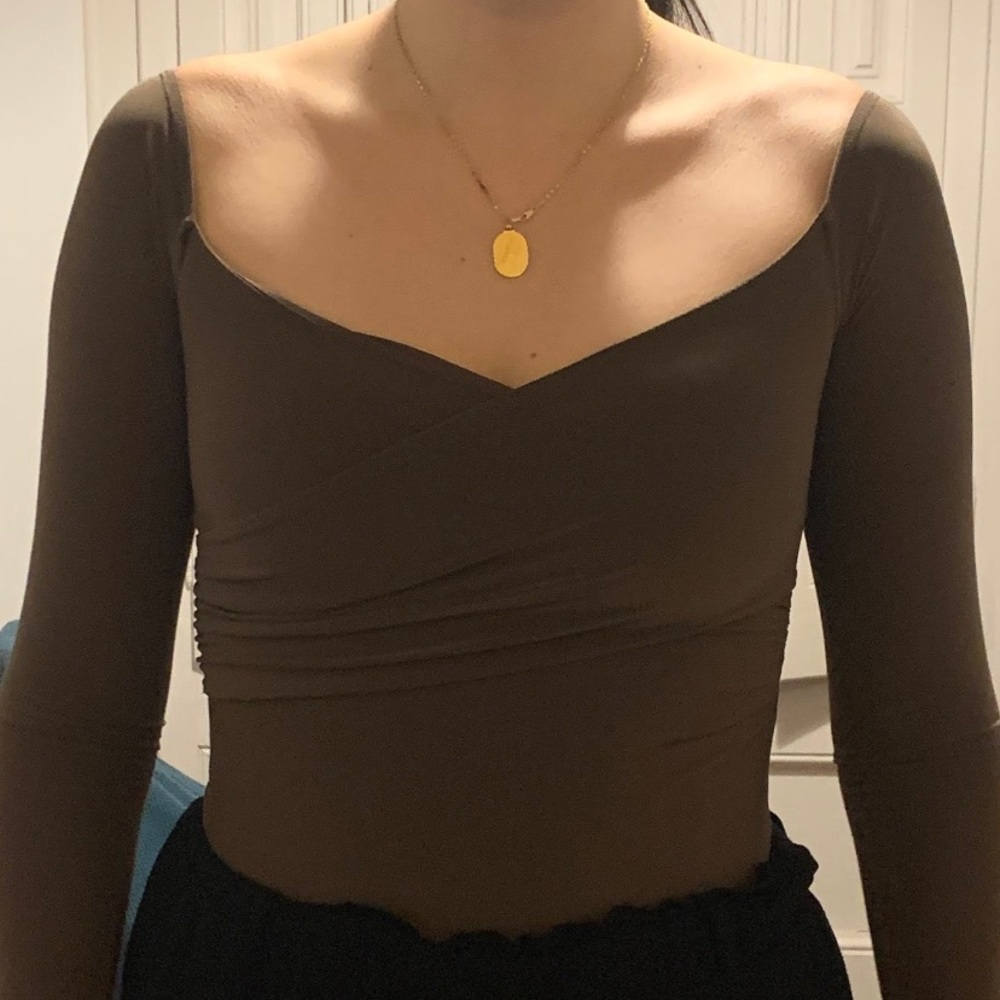 Brown bodysuit